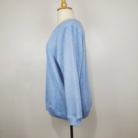 Karen Scott Sport Essential Blue Fleece Sweatshirt NEW NOWT Size 2X - Picture 4 of 12